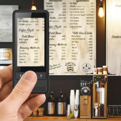 Máy Phiên Dịch Kazuna ETalk 5 dịch qua màn hình 