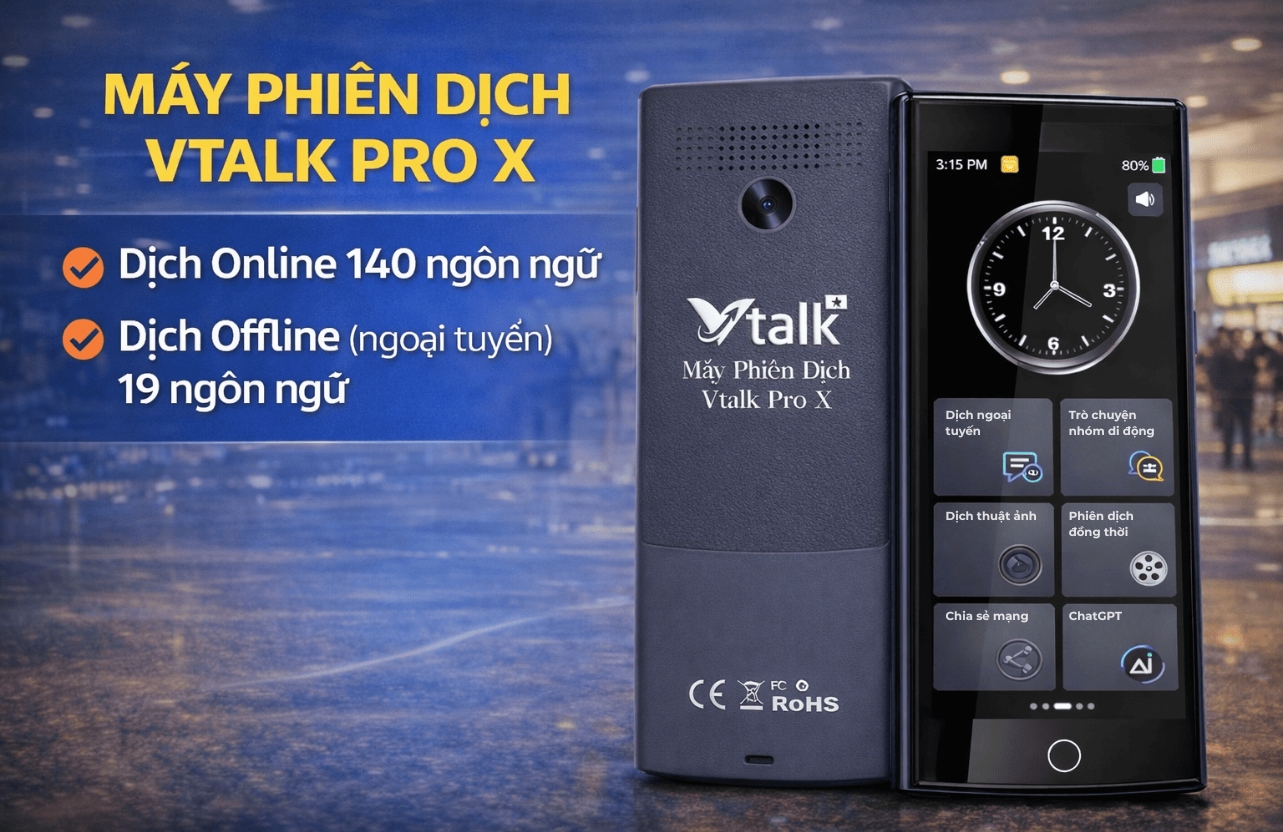 Máy phiên dịch VTalk Pro X