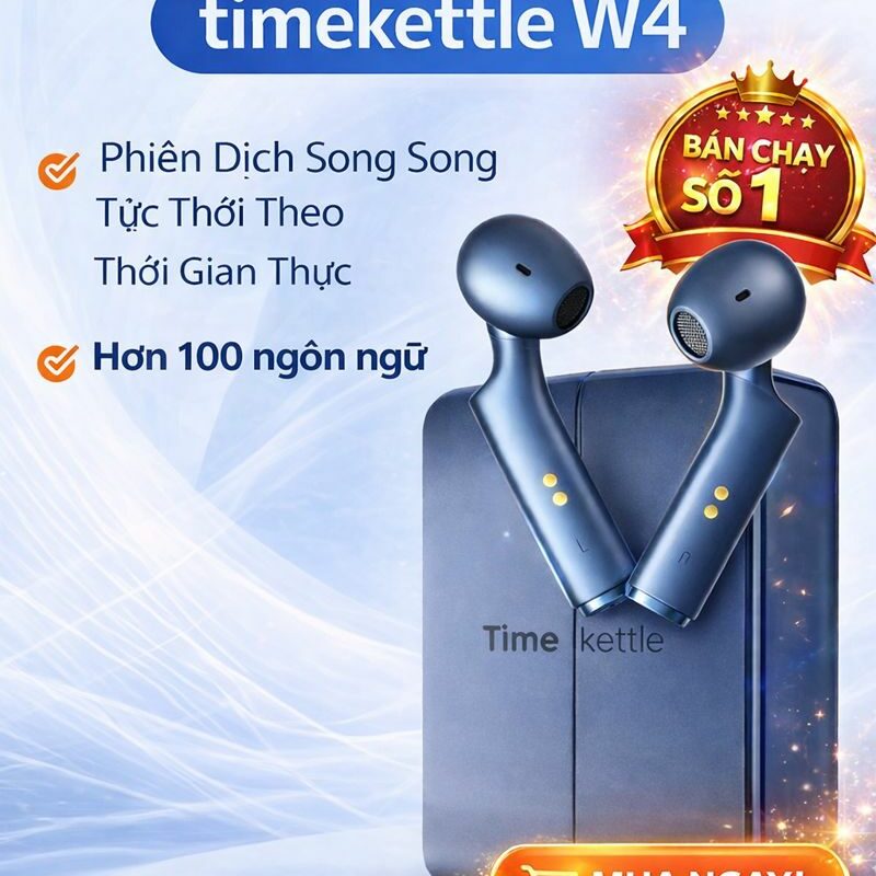 Tai nghe phiên dịch W4 – Phiên Dịch Song Song Tức Thời Theo Thời Gian Thực
