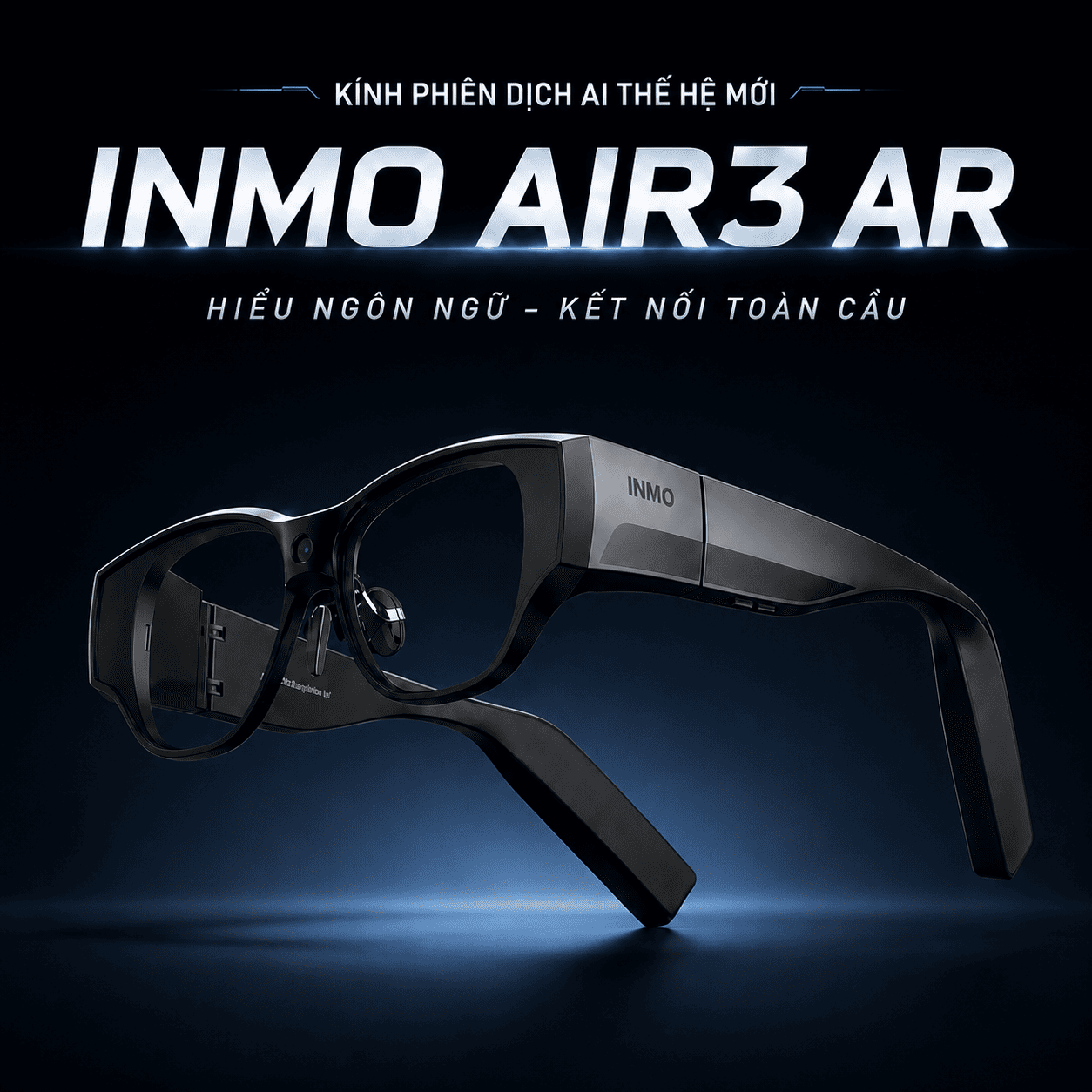 INMO AIR3 2026 - Kính Thông Minh Phiên Dịch AI Theo Thời Gian Thực Hiển Thị Sắc Nét Với Màn Hình Sony Micro-OLED INMO AIR3 2026 - Kính Thông Minh Phiên Dịch AI Theo Thời Gian Thực Hiển Thị Sắc Nét Với Màn Hình Sony Micro-OLED