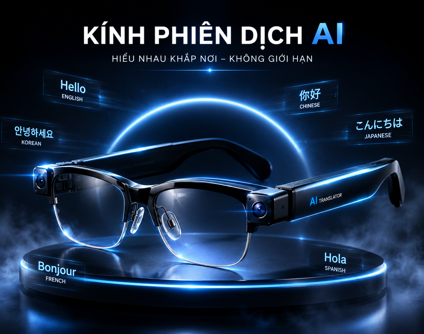 Kính phiên dịch AI