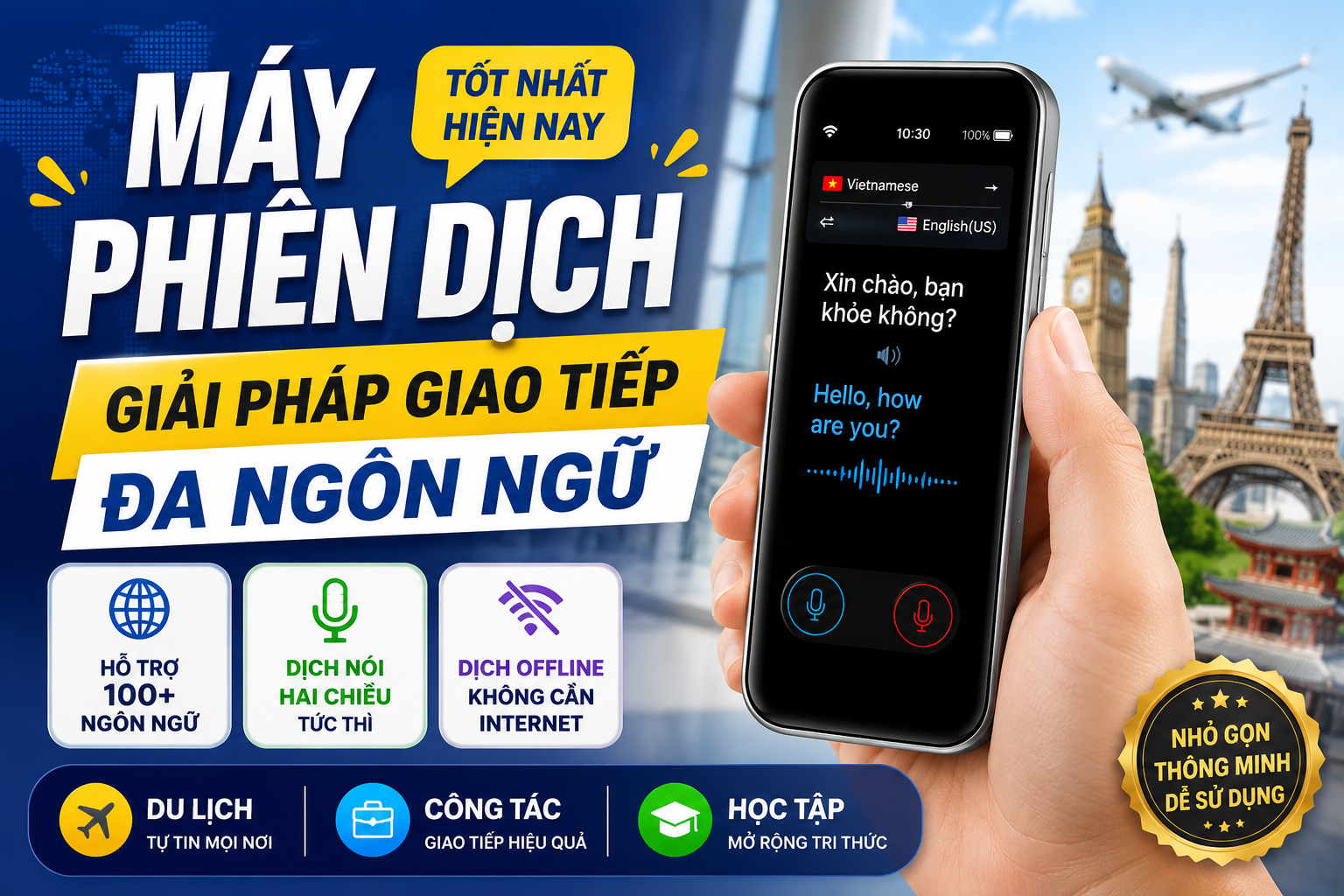 Máy Phiên Dịch Tốt Nhất Hiện Nay: Giải Pháp Giao Tiếp Đa Ngôn Ngữ