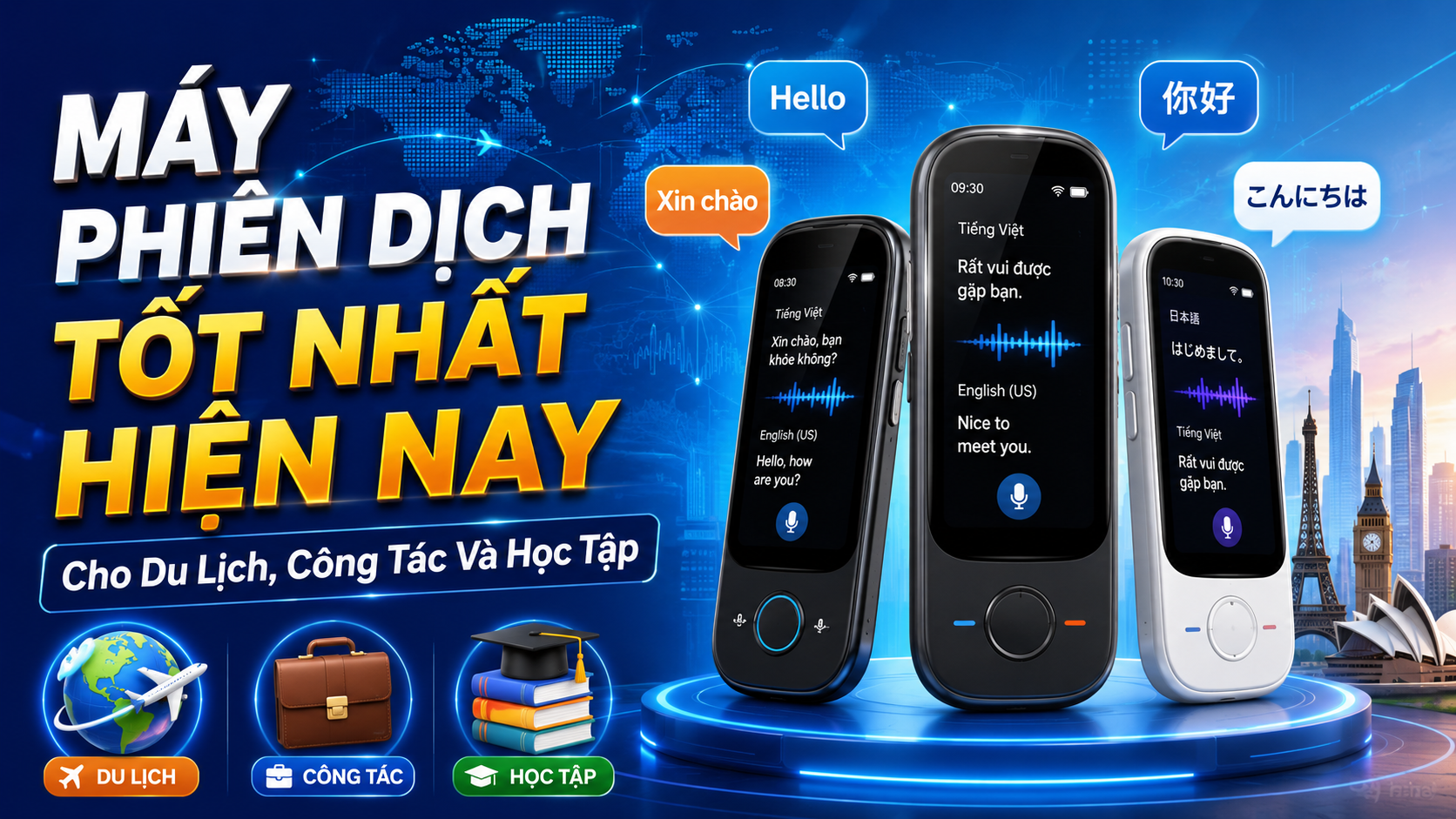 Máy Phiên Dịch Tốt Nhất Hiện Nay Cho Du Lịch, Công Tác Và Học Tập