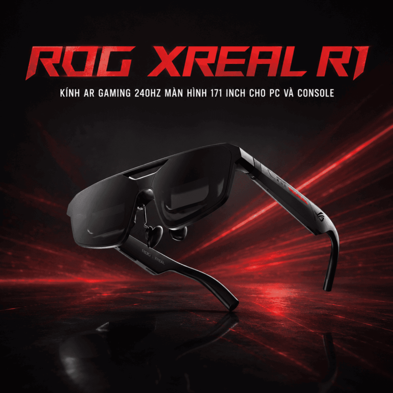 ROG XREAL R1 – Kính AR Gaming 240Hz Màn Hình 171 Inch Cho PC Và Console