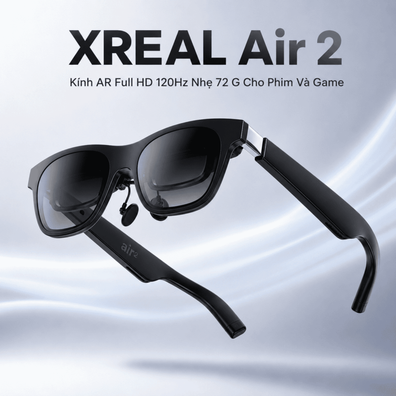 XREAL Air 2 – Kính AR Full HD 120Hz Nhẹ 72 G Cho Phim Và Game