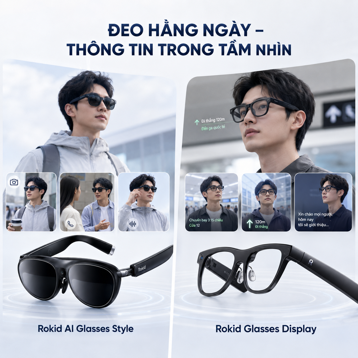 cách chọn kính Rokid theo nhu cầu sử dụng thực tế.