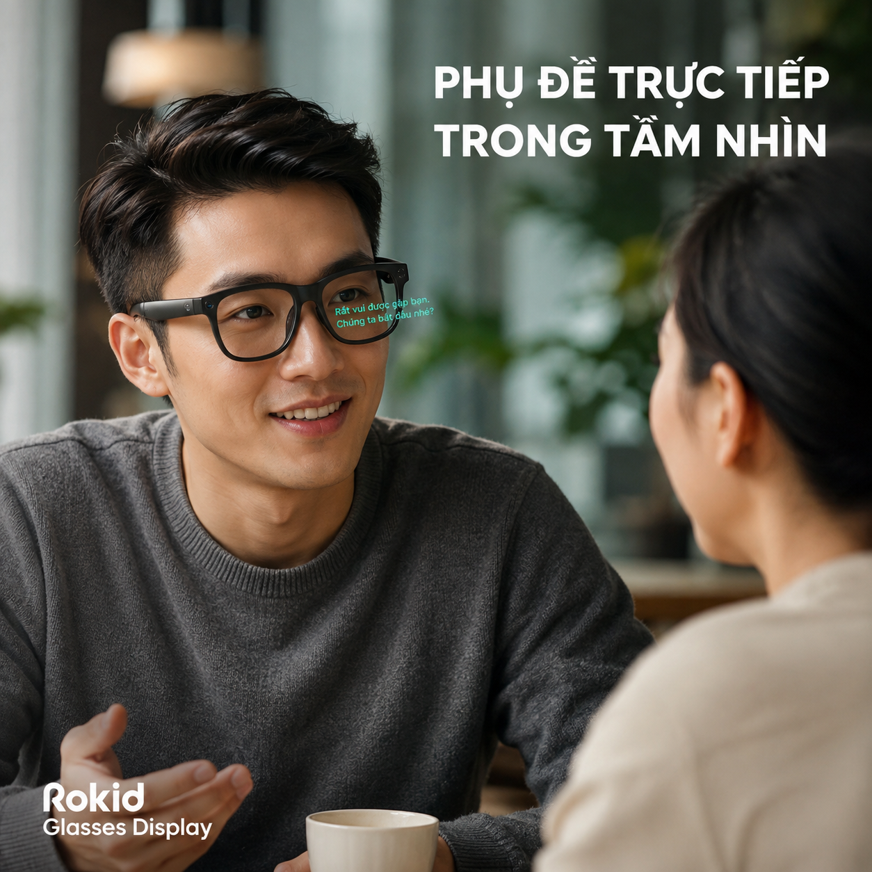 Kính Thông Minh Rokid Có Hỗ Trợ Hiển Thị Phụ Đề Trực Tiếp Không?