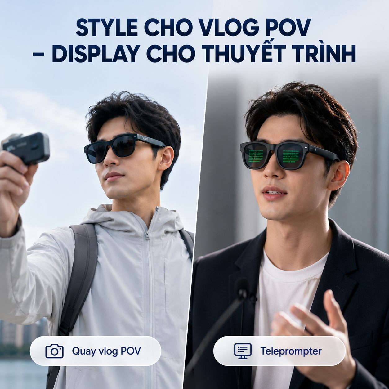 so sánh Rokid Style và Display cho người làm nội dung.