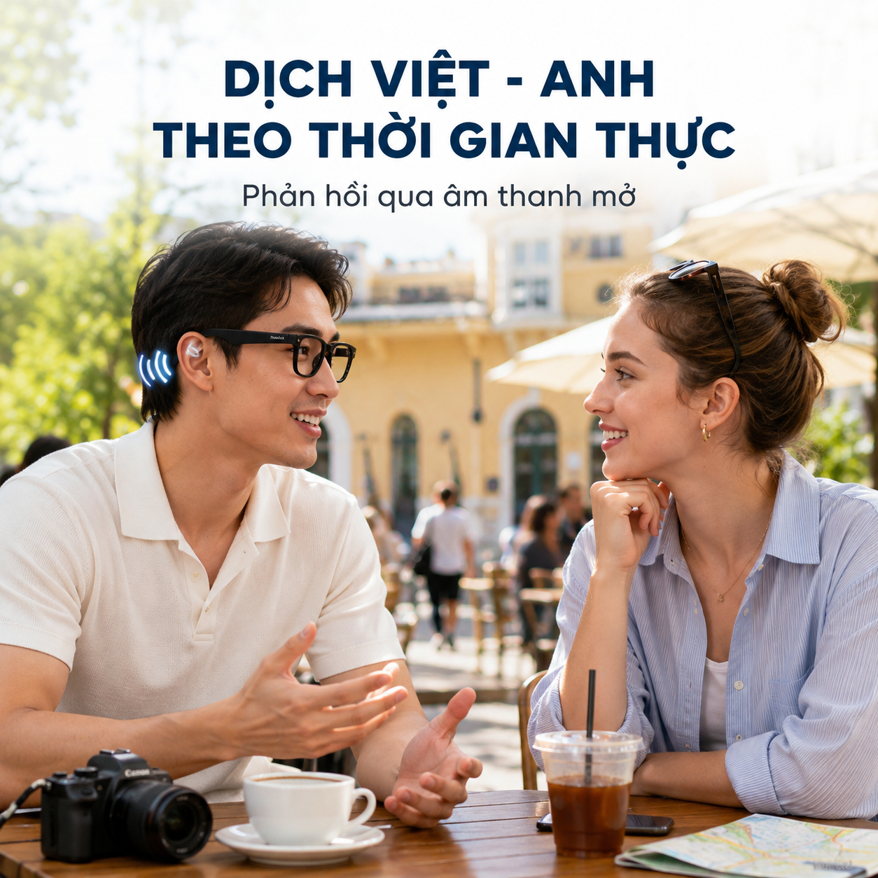 kính Rokid Style dịch hội thoại Việt và Anh.